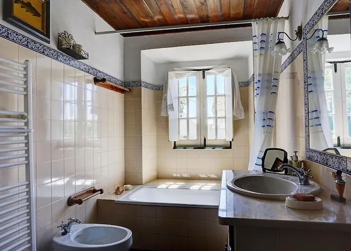 Villa Casa Do Patio - Tres Charmante 12 Personnes 5ch Avec Piscine São Bartolomeu