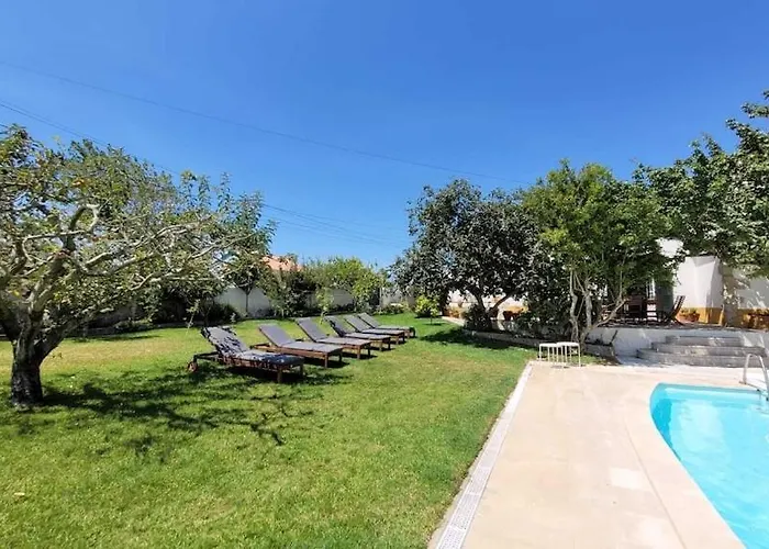 Casa Do Patio - Tres Charmante 12 Personnes 5ch Avec Piscine Villa São Bartolomeu